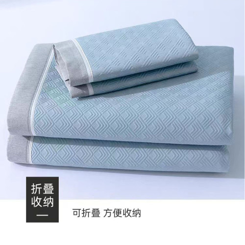 【門店】歌莉亞冰絲涼蓆夏季泡泡冰感涼蓆可折曡床蓆2024新款