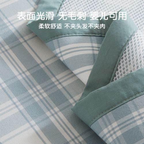 天然竹纖維涼蓆三件套透氣夏季冰絲涼蓆2025新款可機洗軟涼蓆夏天