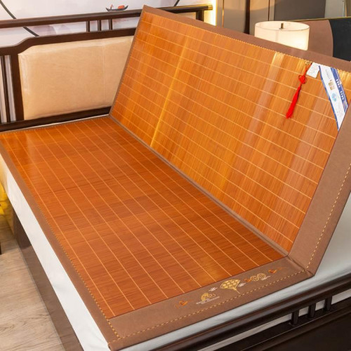 可裸睡夏季涼蓆學生宿舍單人蓆子1.8米可折曡冬夏兩用冰絲蓆1.5m