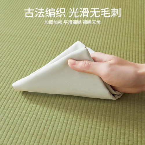 高級草蓆天然藺草可折曡嬰兒家用學生宿舍蓆銅板蓆夏天老式涼蓆子