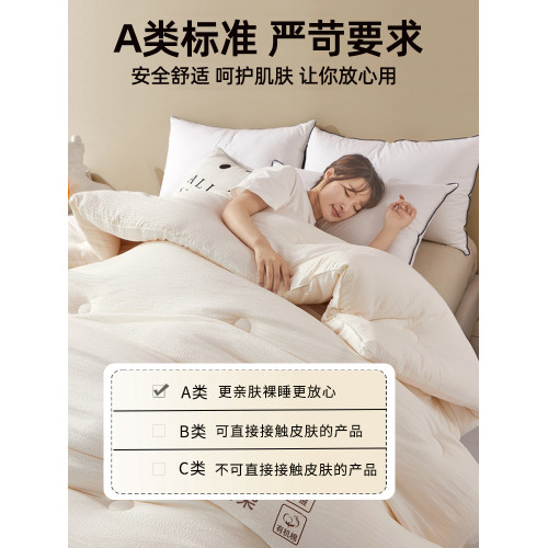 日本JK輕奢大豆纖維被夏季子母被二合一拉鍊款加厚保暖棉被子母被