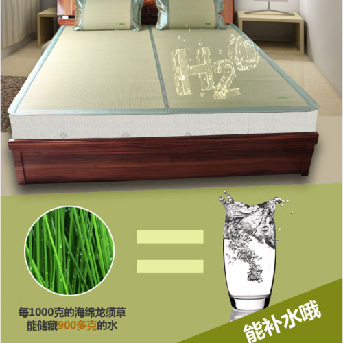 六月涼夏季涼蓆甯波草蓆1.35/1.5米海綿草蓆親膚1.8米雙人床蓆子