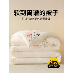日本無印MUJ大豆纖維被子被芯薄款春秋被200x230cm冬被學生宿舍單