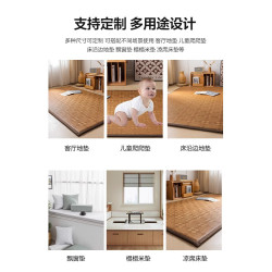德國2025新款夏季涼蓆藤蓆打地鋪神器榻榻米加厚冰絲蓆家用蓆子