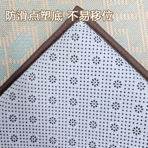 客廳打地鋪涼蓆地墊夏季冰藤睡墊地上專用午睡墊加厚榻榻米藤蓆墊