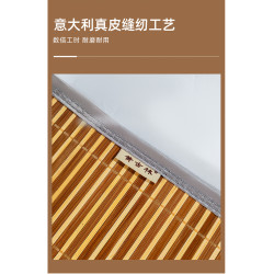 黃古林涼蓆單人學生宿舍竹蓆上下鋪寢室折曡0.9m床1.2米夏季蓆子