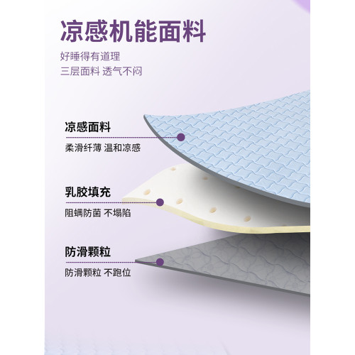 25款para泰國進口床笠乳膠冰絲涼蓆可水洗折曡夏季涼感蓆子透氣