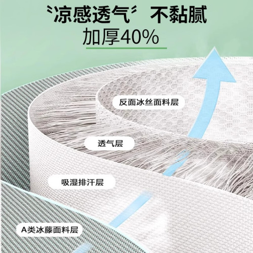 高檔輕奢夏季冰絲涼蓆竹蓆學生宿舍單人床藤蓆子兒童90x190軟蓆子