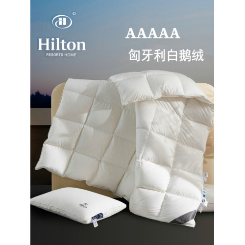 5A抗菌匈牙利95%白鵞絨被 Hilton&Resorts酒店被子羽絨被加厚冬被