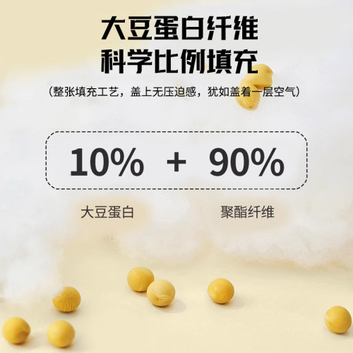 立體磨毛大豆纖維被單雙人加厚學生宿舍夏涼被棉被冬被春秋被被芯