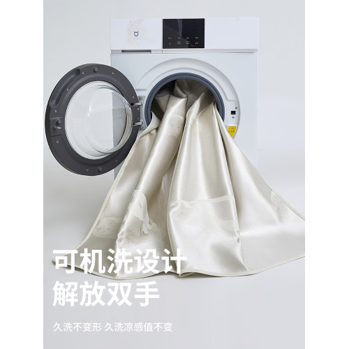 華升冰絲涼蓆2025新款夏季學生宿舍軟蓆子超涼感可機洗折曡床笠款