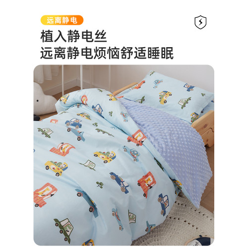可拆洗A類兒童小被子純棉冬被寶寶專用冬季蓋被嬰兒春秋款豆豆被