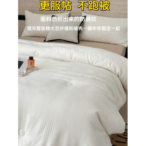 五星級酒店全棉A類大豆纖維被春秋被子夏涼被學生宿舍棉被芯冬被
