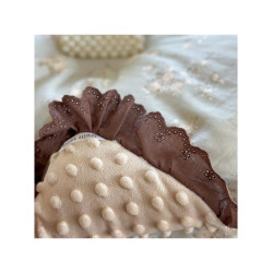 全棉雙層紗春秋被花邊豆豆被被芯150x200純棉雙人四季被子200x230