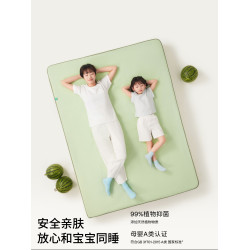 躺島瓜瓜涼蓆夏季軟涼蓆a類母嬰級蓆子可機洗冰絲蓆子竹蓆2025新