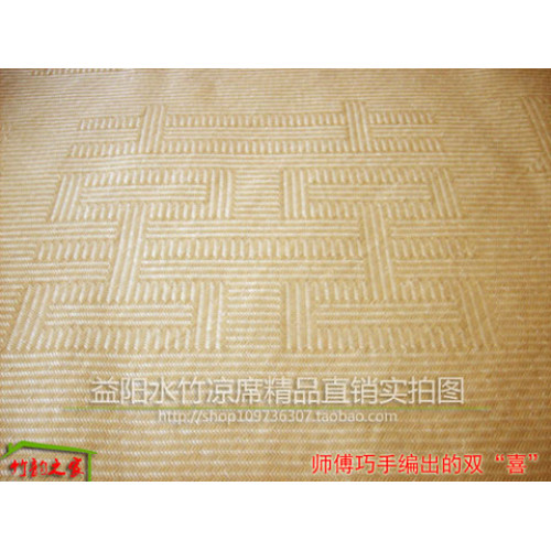 益陽水竹涼蓆純天然手工竹編織水竹蓆老篾蓆子雙人床1.5/1.8/2m米