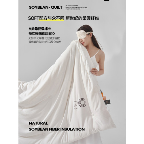 五星級酒店有氧大豆纖維被子被芯雙人冬被加厚四季通用春秋被薄款