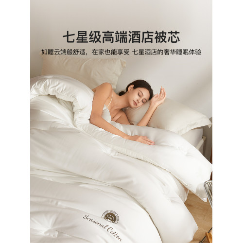 高級七星級酒店新疆棉花夏被春秋冬被子加厚學生宿舍單人純棉被芯