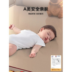 高級夏天冰絲涼蓆2025新款藤蓆A類母嬰級級蓆子學生宿舍夏季床笠