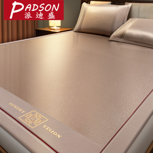 PADSON2025新款藤蓆涼蓆夏季冰絲蓆子嬰兒可用天然純藤草蓆床笠款
