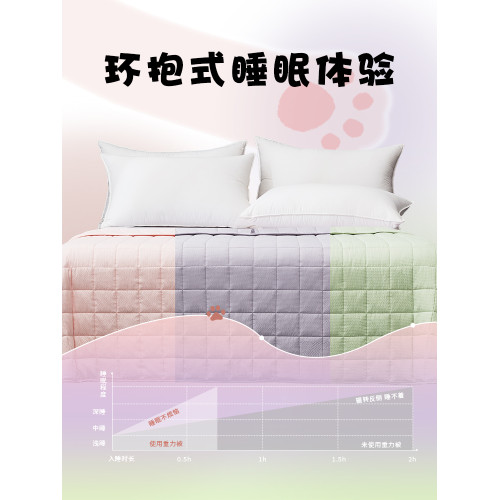 美國重力被子加大加寬道恩森重力毯單人重力深睡眠夏被四季通用