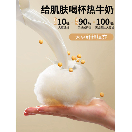 香港JK高級A類大豆纖維被子夏被芯加厚保暖棉被夏季雙人四季通用
