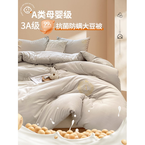 香港JK高級A類大豆纖維被子夏被芯加厚保暖棉被夏季雙人四季通用