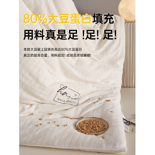 意大利zsvip五星級酒店冬季大豆纖維被子加厚保暖冬被春秋被芯