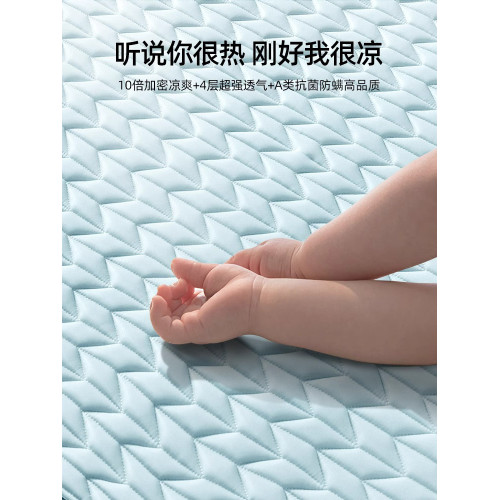 JMLZ乳膠冰絲涼蓆夏天2025新款學生宿舍單人90x190夏季兒童涼蓆子
