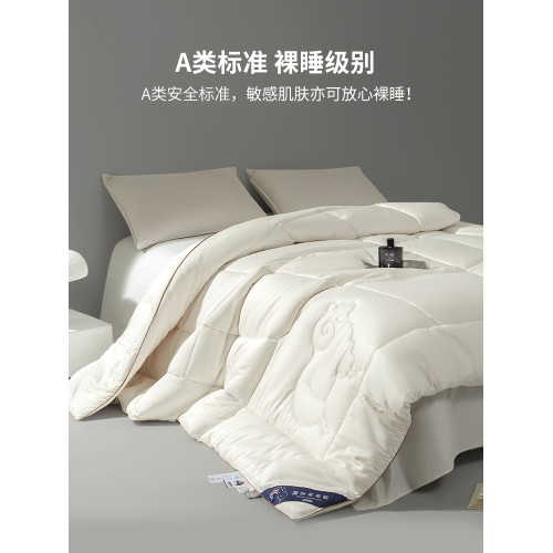 高級A類進口澳洲100%綿羊毛被子冬被加厚被芯春秋被保暖四季通用