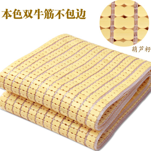 碳化麻將涼蓆竹蓆蓆子麻將蓆1.5米1.8m學生宿捨1.2米折曡雙人床蓆