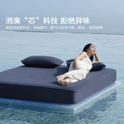 水星家紡涼感雪糕蓆5代pro消臭可水洗涼蓆床笠軟蓆子A類裸睡夏季