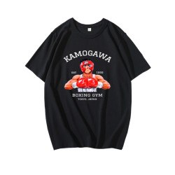 Hajime no Ippo短袖T恤第一神拳boxing gym拳擊半袖衫上衣服背心