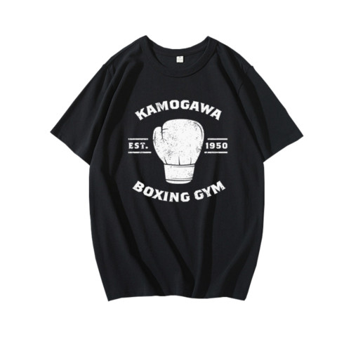 Hajime no Ippo短袖T恤第一神拳boxing gym拳擊半袖衫上衣服背心