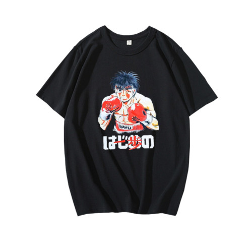 Hajime no Ippo短袖T恤 第一神拳boxing gym拳擊半袖衫上衣服背心