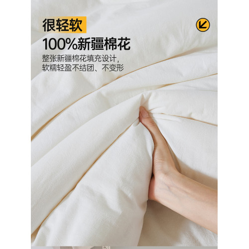高級A類新疆棉花被子學生宿舍單雙人冬被保暖加厚春秋被四季通用