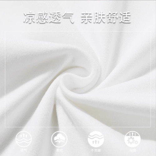 倉石一樹冰絲棉無袖t恤男健身速乾純色寬松休閒薄款坎肩背心夏季