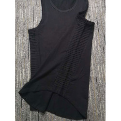 2022 Men’s Classic tank top hiphop 街頭潮牌新款褶皺寬松背心