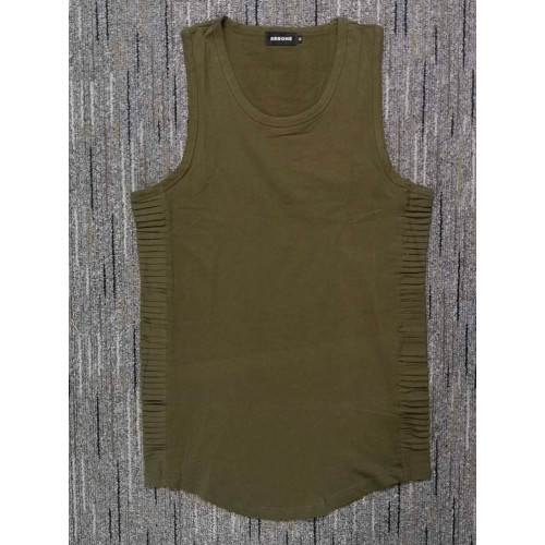 2022 Men’s Classic tank top hiphop 街頭潮牌新款褶皺寬松背心