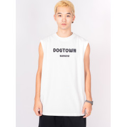 DOGTOWN 25SS字母印花無袖寬松百搭坎肩背心