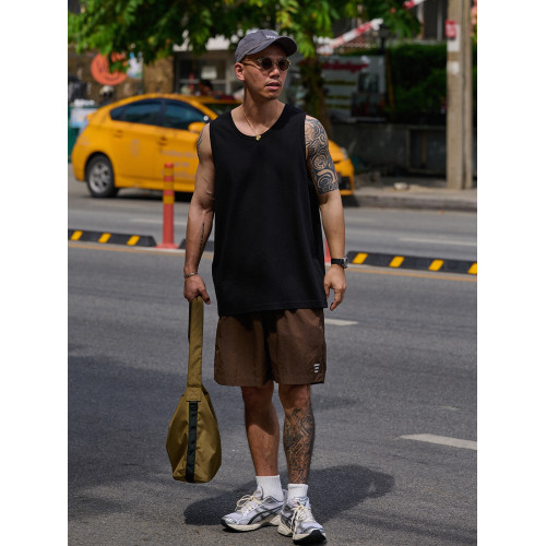 Broshood Bros AFFD 2024春夏 日系寬松索羅娜冰感面料背心 Broshood Bros AFFD 2024春夏 日系寬松索羅娜冰感面料背心