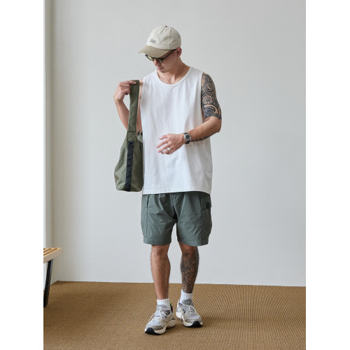 Broshood Bros AFFD 2024春夏 日系寬松索羅娜冰感面料背心 Broshood Bros AFFD 2024春夏 日系寬松索羅娜冰感面料背心