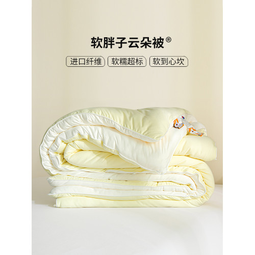 進口A類抗菌擼貓手感軟胖子超軟被子冬被春秋被被芯加厚保暖四季