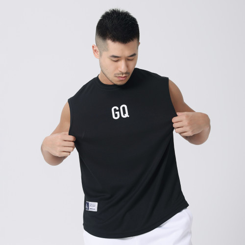 hansbenny2025夏季速乾背心男士運動健身跑步休閒圓領寬松無袖潮