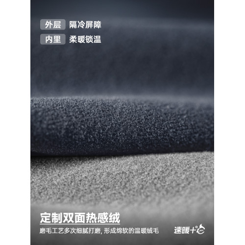 馬登工裝美式復古雙面絨磨毛無痕背心圓領休閒打底無袖坎肩男春