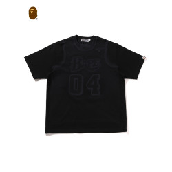 BAPE男裝25年春夏假背心字母印花短袖T恤109335O