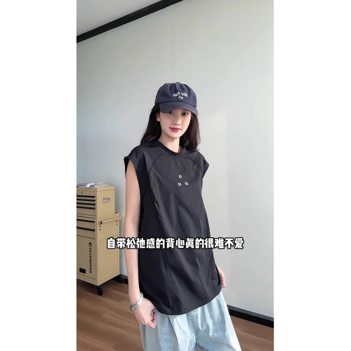 網眼透氣冰皮涼感背心男女夏季薄款戶外騎行運動速乾無袖t恤汗衫