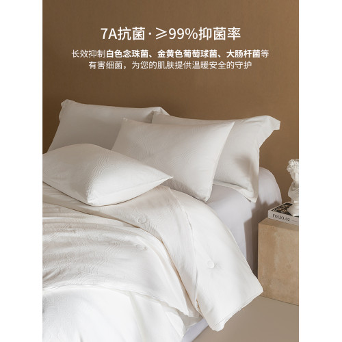 高級7A抗菌55%大豆纖維二合一子母被全棉提花被褥芯四季通用被子
