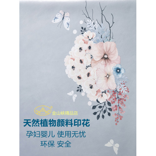 金山峽彩繪天然牛皮蓆頭層水牛皮涼蓆軟蓆真皮床墊牛皮蓆子印花夏