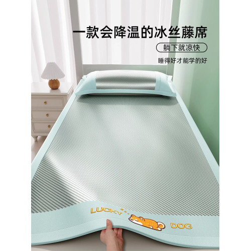 德國夏天2025新款冰絲涼蓆學生宿舍單人床兒童90x190專用夏季蓆子